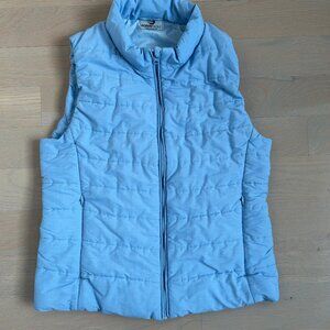 Foray Golf Packable Blue Quilted Vest Size S Womens Great Condition